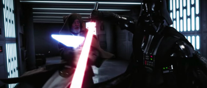 Star Wars Bits lightsaber fight