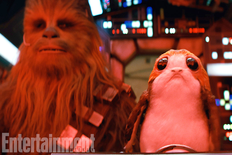 Star Wars The Last Jedi - Chewbacca and Porg