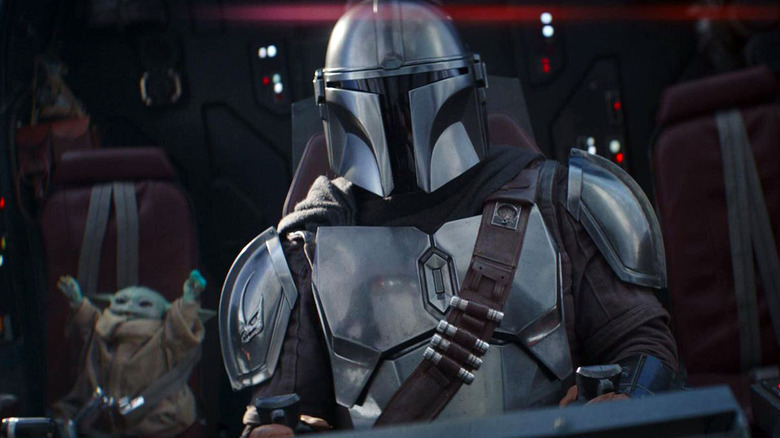 Din Djarin and Grogu as seen in "The Mandalorian" 