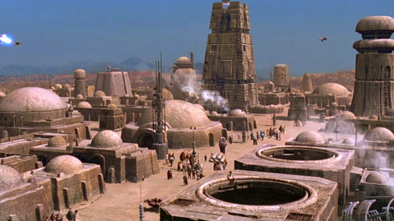 Mos Eisley as seen in "Star Wars: A New Hope" Special Edition
