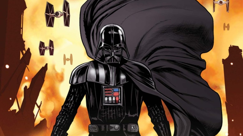 Darth Vader on the cover of "Star Wars: Darth Vader" #22