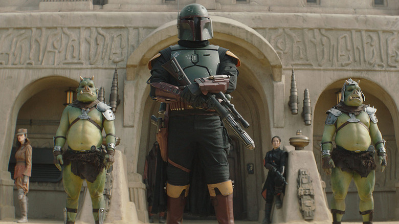 Temuera Morrison as Boba Fett in "The Book of Boba Fett"