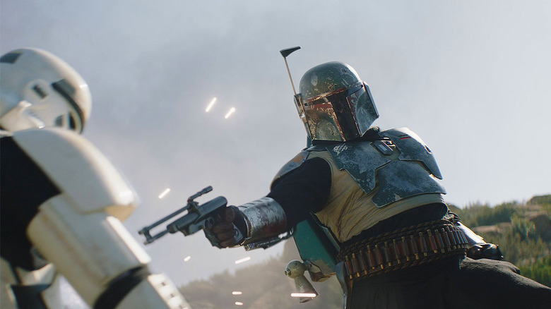 Temuera Morrison as Boba Fett in "The Mandalorian"