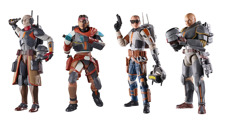 Bad Batch Mercenary Gear Action Figures