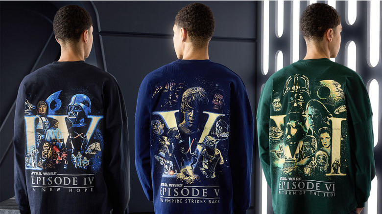 Star Wars original trilogy Spirit Jersey shirts from the Star Wars Day 2026 mystery box