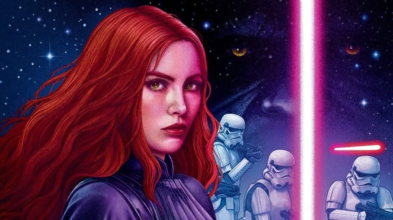 Mara Jade holding a lightsaber on the cover of Choices of One: The Essential Legends Collection