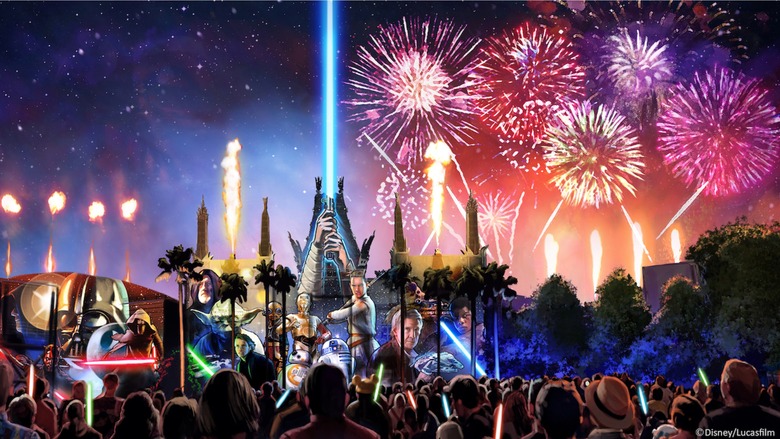 new star wars fireworks show