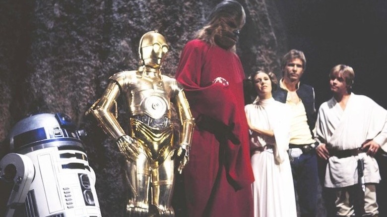 The cast of the Star Wars Holiday Special
