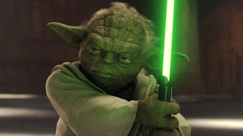 Yoda green lightsaber