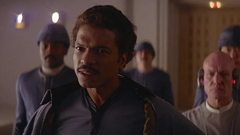 Lando and his entourage