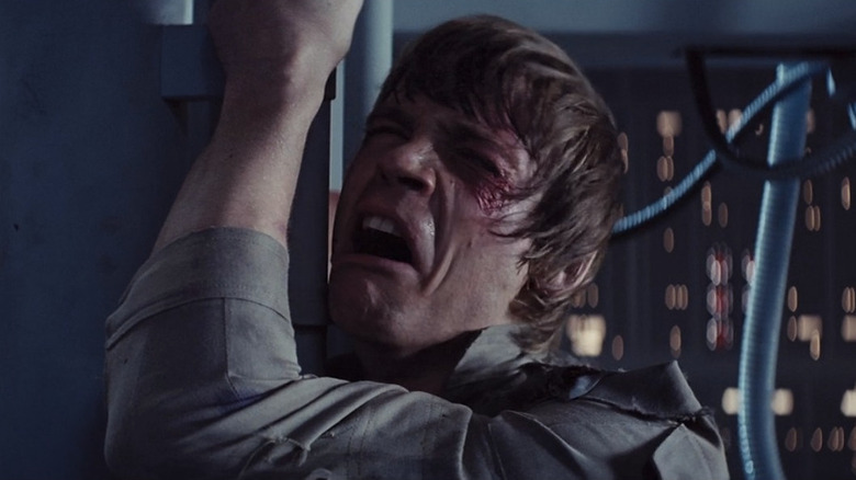 Luke Skywalker crying