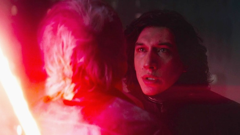 Kylo Ren killing Han Solo