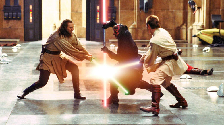 Star Wars: The Phantom Menace lightsaber battle