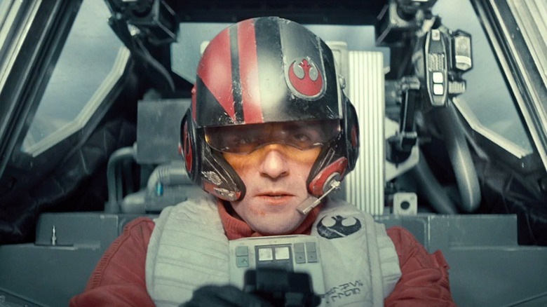 Oscar Issac in Star Wars: The Force Awakens