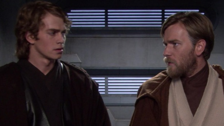 Anakin Skywalker with Obi-Wan Kenobi in Revenge of the Sith
