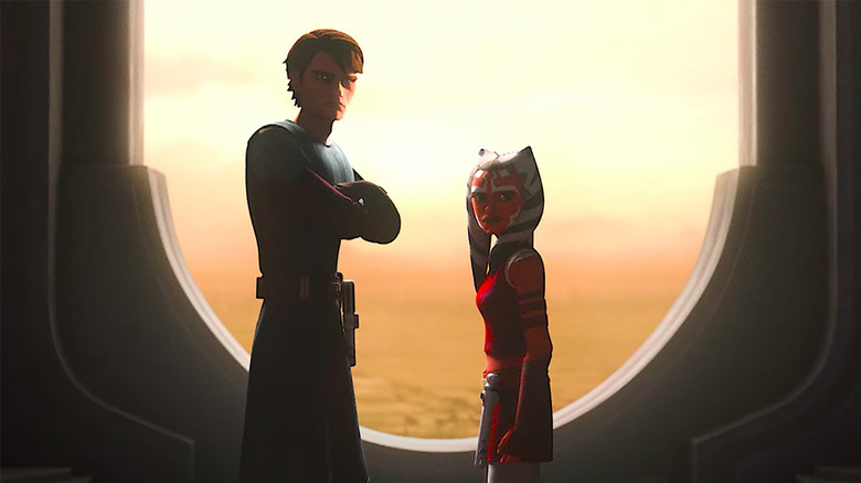 Anakin and Ahsoka in Star Wars: Tales of the Jedi