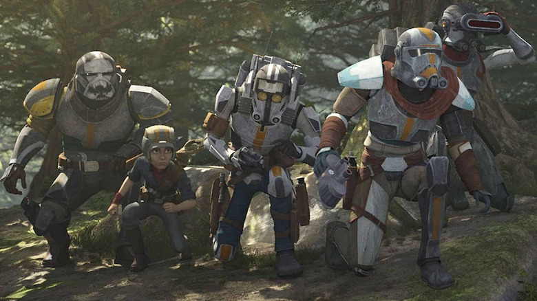 Clone Force 99 in Star Wars: The Bad Batch
