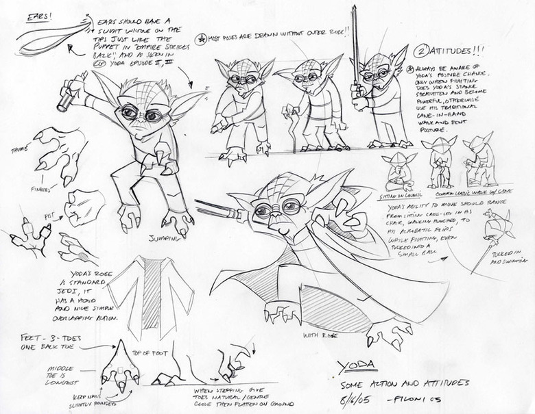 The Clone Wars - Yoda Concept Art