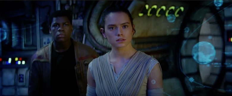 rey and finn Star Wars: the force awakens