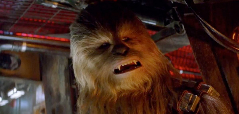 Star Wars The Force Awakens Deleted Scene - Chewbacca