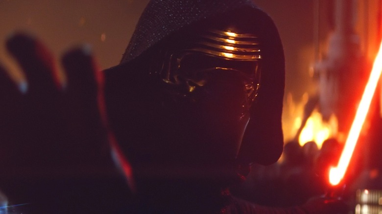 Kylo Ren in The Force Awakens