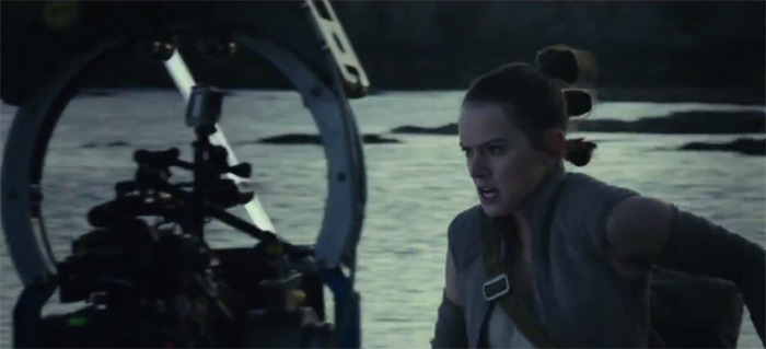 Star Wars The Last Jedi behind the scenes reel