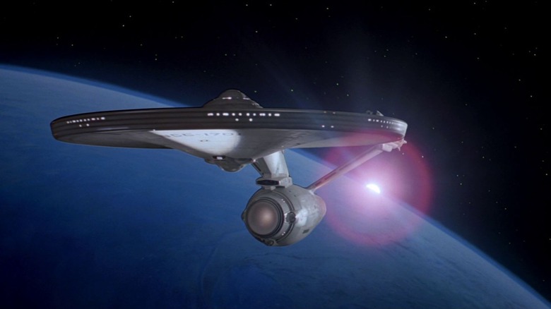 A glory shot of the USS Enterprise from Star Trek: The Motion Picture