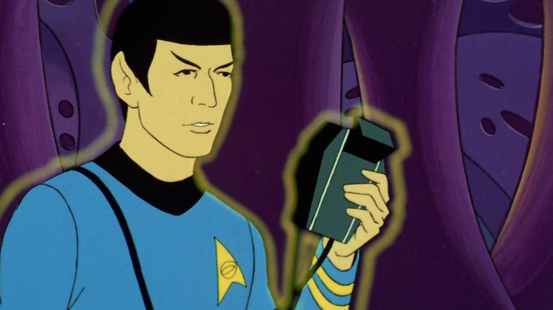 Spock draagt ​​een persoonlijk krachtveld in Star Trek: The Animated Series