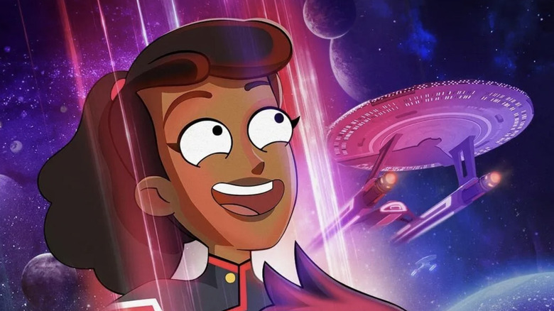 Star Trek: Lower Decks poster - Beckett Mariner and the USS Cerritos