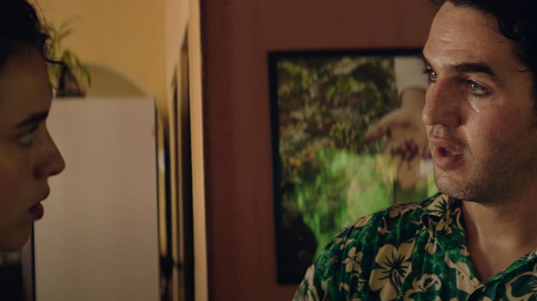 Margaret Qualley and Benny Safdie in Stars at Noon (2022)