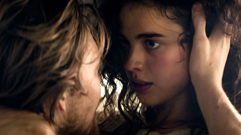 Joe Alwyn and Margaret Qualley in Stars at Noon (2022)