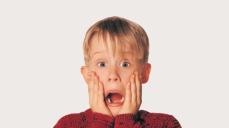 Macaulay Culkin as Kevin in Home Alone