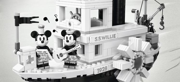 Steamboat Willie LEGO Set