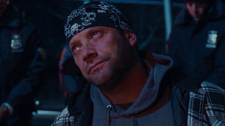 Sasha Mitchell as Shope, being arrested in Drunk Parents