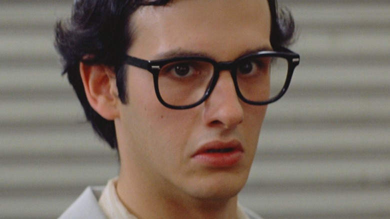 Keith Gordon as Arnie looking concerned in Christine