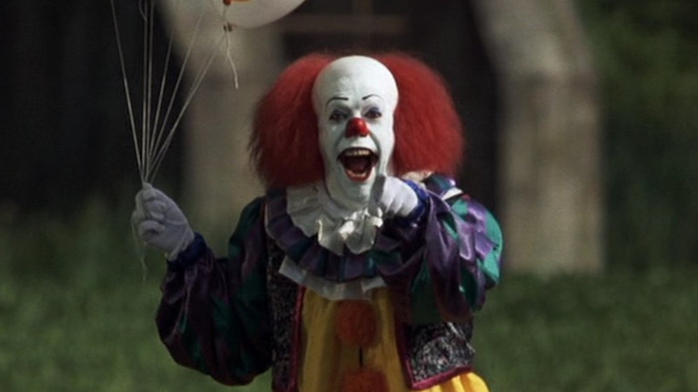 Tim Curry stars as Pennywise the Dancing Clown in Stephen King's It (1990)