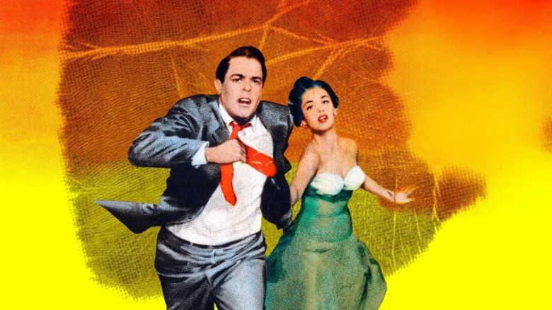 Invasion of the Body Snatchers poster - Miles and Becky running