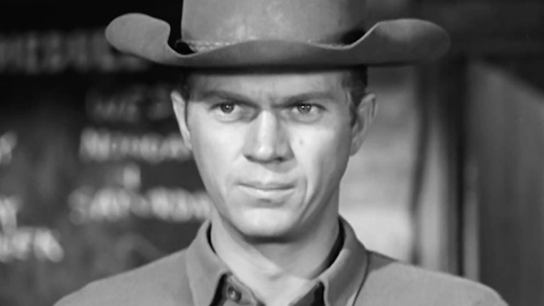 Steve McQueen looking serious as Josh Randall in Wanted Dead or Alive