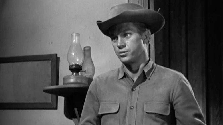 Steve McQueen as Josh Randall wearing a cowboy hat in Wanted Dead or Alive