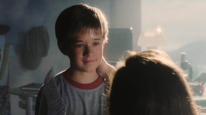 Haley Joel Osment as David smiling in A.I. Artificial Intelligence