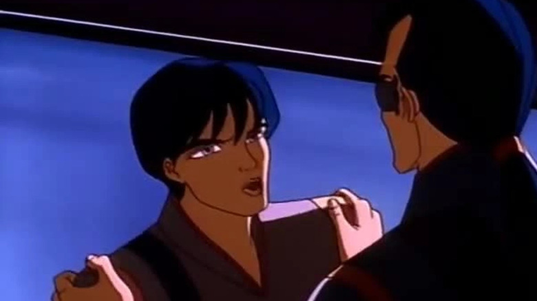 David, with big strange eyes, from the Animation Series invading America
