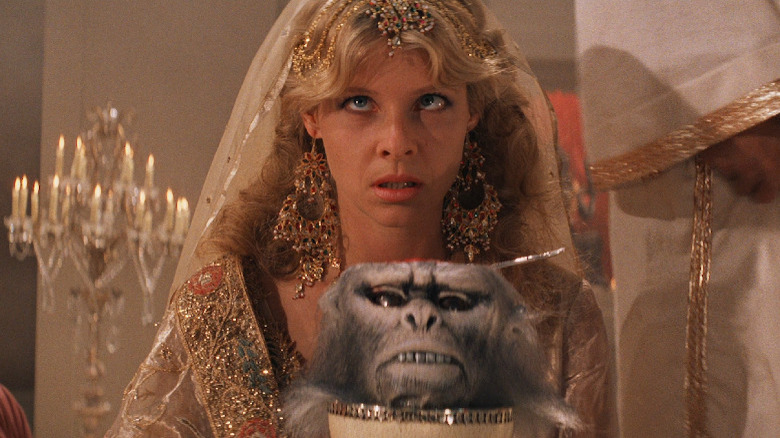The banquet scene from Temple of Doom