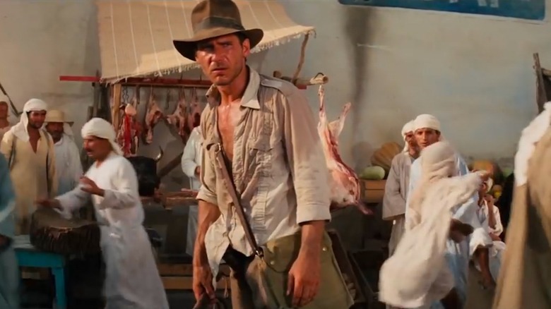 Harrison Ford in Raiders of the Lost Ark