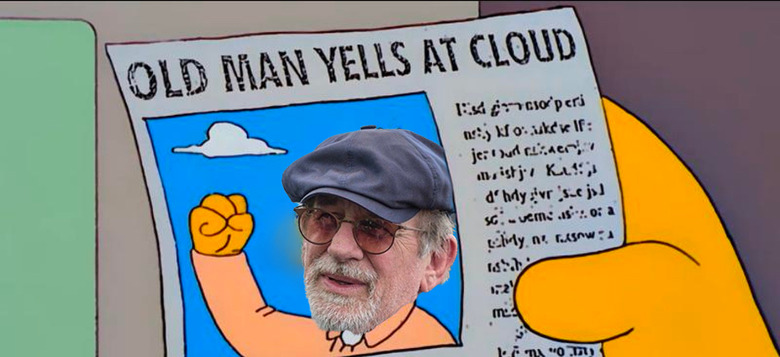 Spielberg hates Netflix