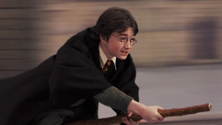 Harry Potter Sorcerer's Stone flying broomstick