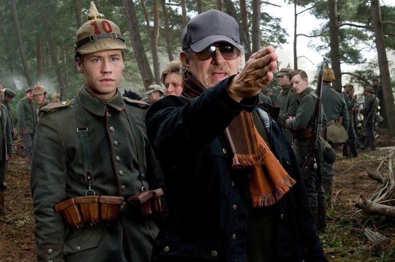 Steven Spielberg directing War Horse