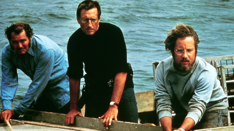 Hooper, Brody, and Quint set out on the Orca in Jaws