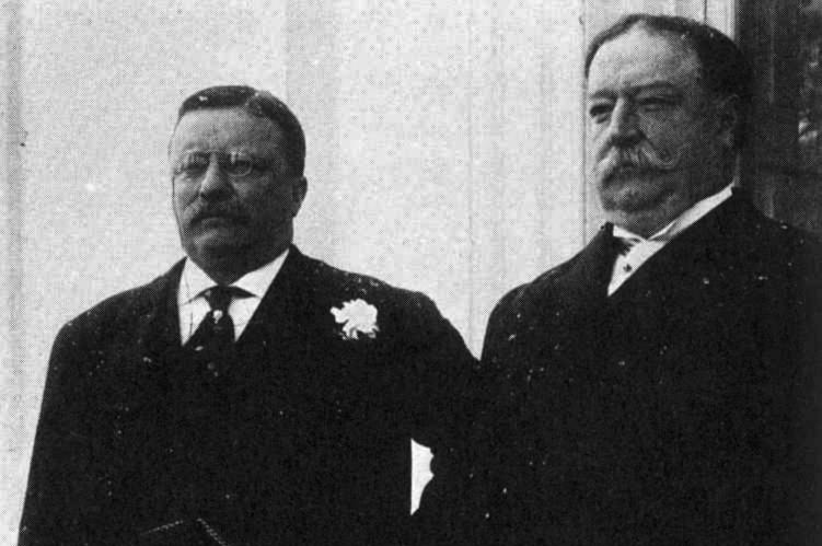 Theodore Roosevelt and William Howard Taft