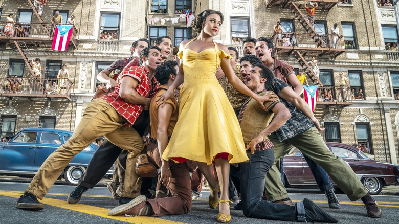 Anita is the center of attention in West Side Story (2021)