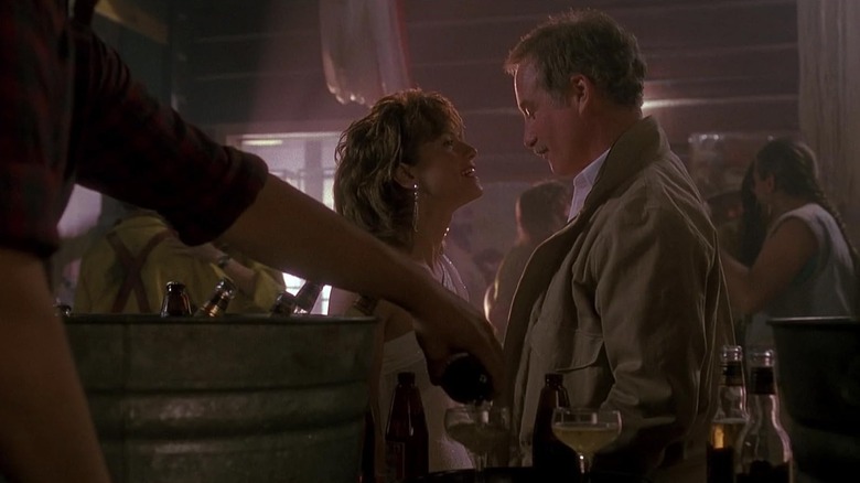 Pete and Dorinda hanging out at a bar in Always